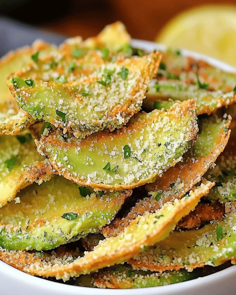 Crispy Avocado Chips Recipe:Easy Healthy Snack