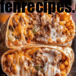 Cheesy Beef and Fries Burrito - Quick Dinner Recipe