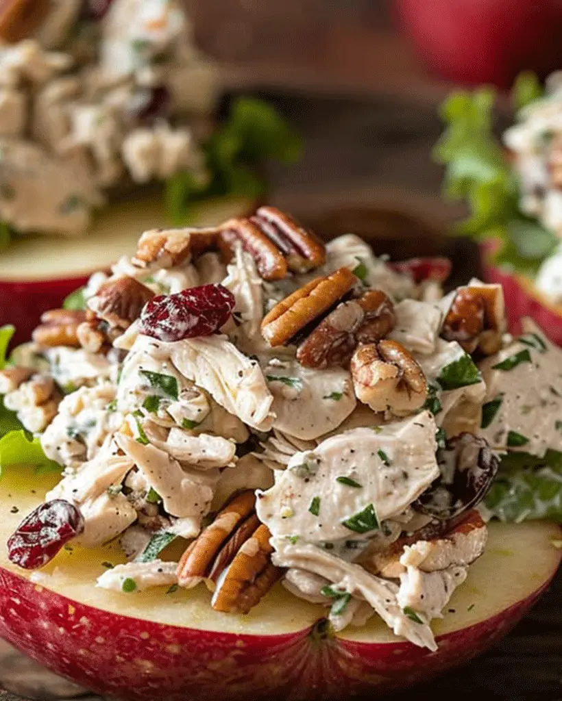 Chicken Pecan Cranberry Salad Recipe - Delicious Healthy Snack