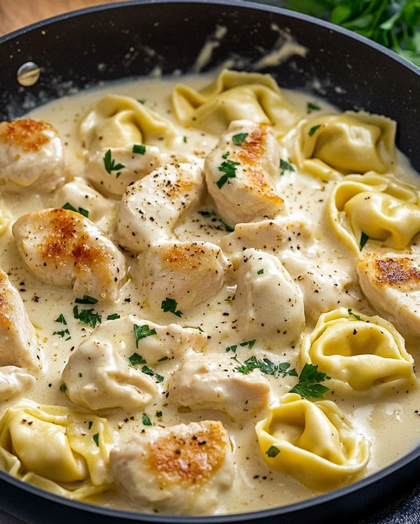 The Best Chicken Tortellini Alfredo Recipe