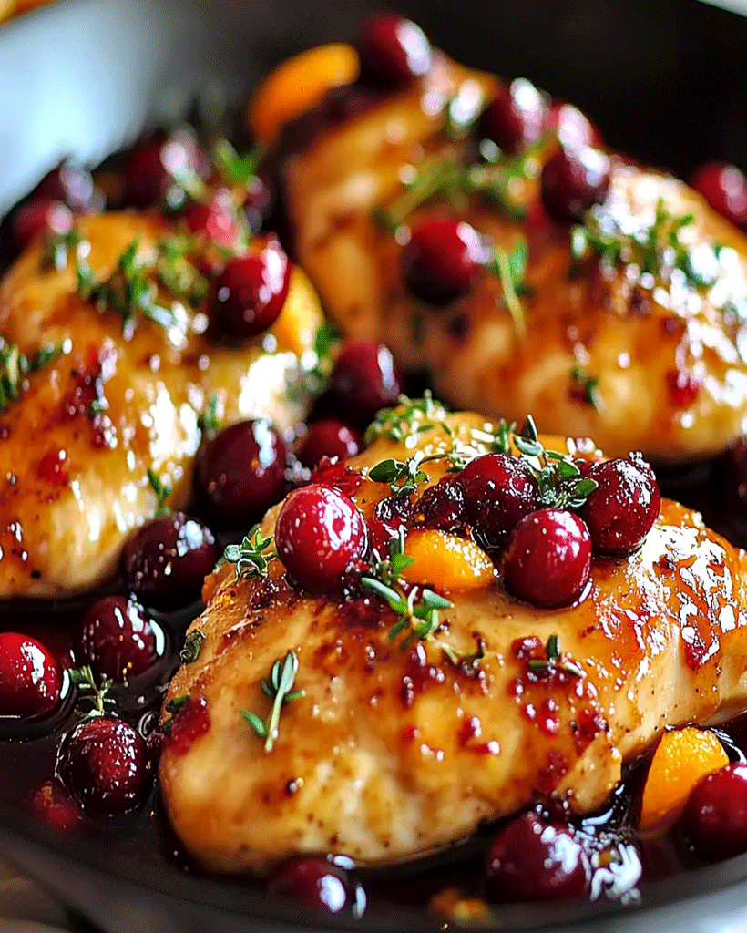 Cranberry Orange Chicken Recipe | Easy Dinner Delight