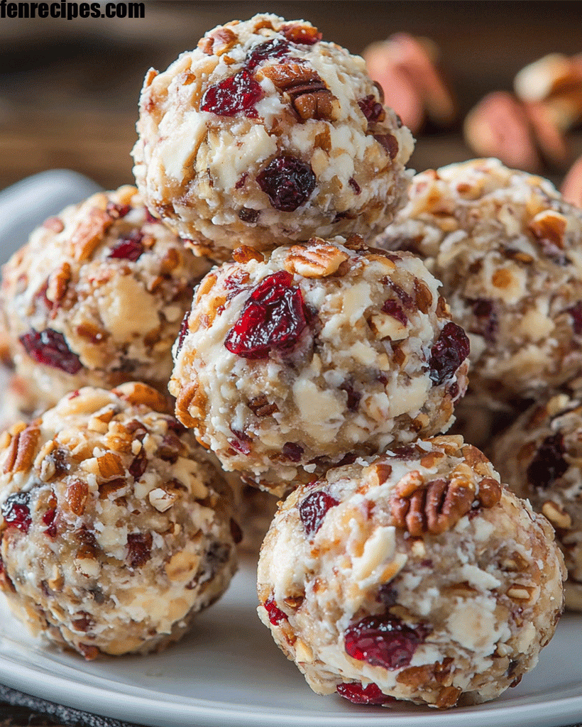 No-Bake Cranberry Cheese Balls: Best Appetizer Ideas