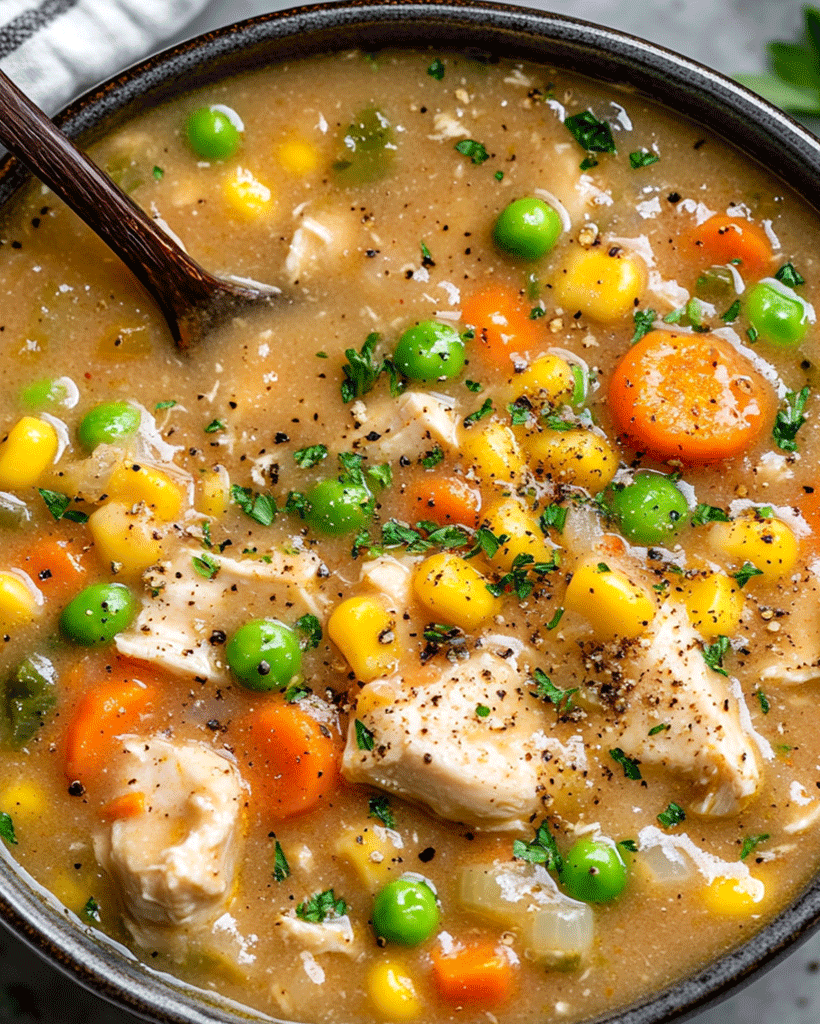 Creamy Chicken Pot Pie Soup Recipe – Easy Dinner Ideas