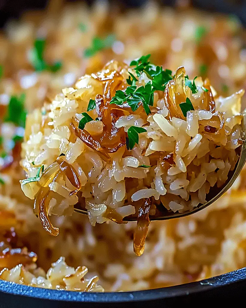 French Onion Butter Rice Recipe - Easy Family Meal