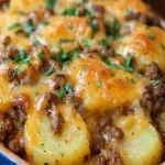 Hamburger and Potato Casserole – Cheesy Dinner Ideas