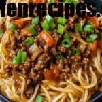 Mongolian Ground Beef Noodles: Easy Dinner Ideas