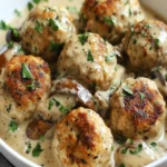 Mushroom Chicken Meatballs Recipe – Easy Family Dinner