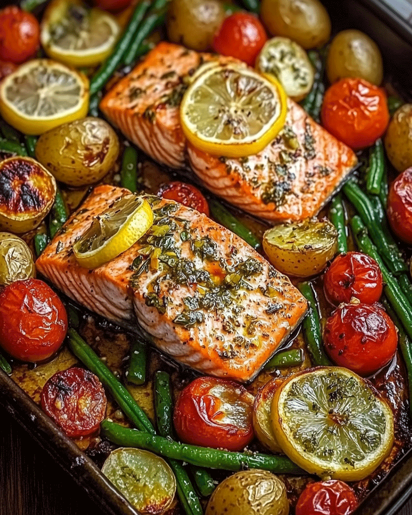 One-Pan Garlic Herb Salmon Recipe – Easy Dinner Delight