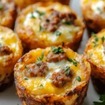 Sausage, Egg, and Cheese Cups - Easy Breakfast Ideas