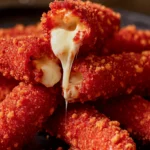 Crispy Cheddar Mozzarella Sticks Recipe - Easy Appetizer