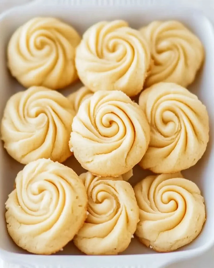 3-Ingredient Butter Cookies – Easy Recipe