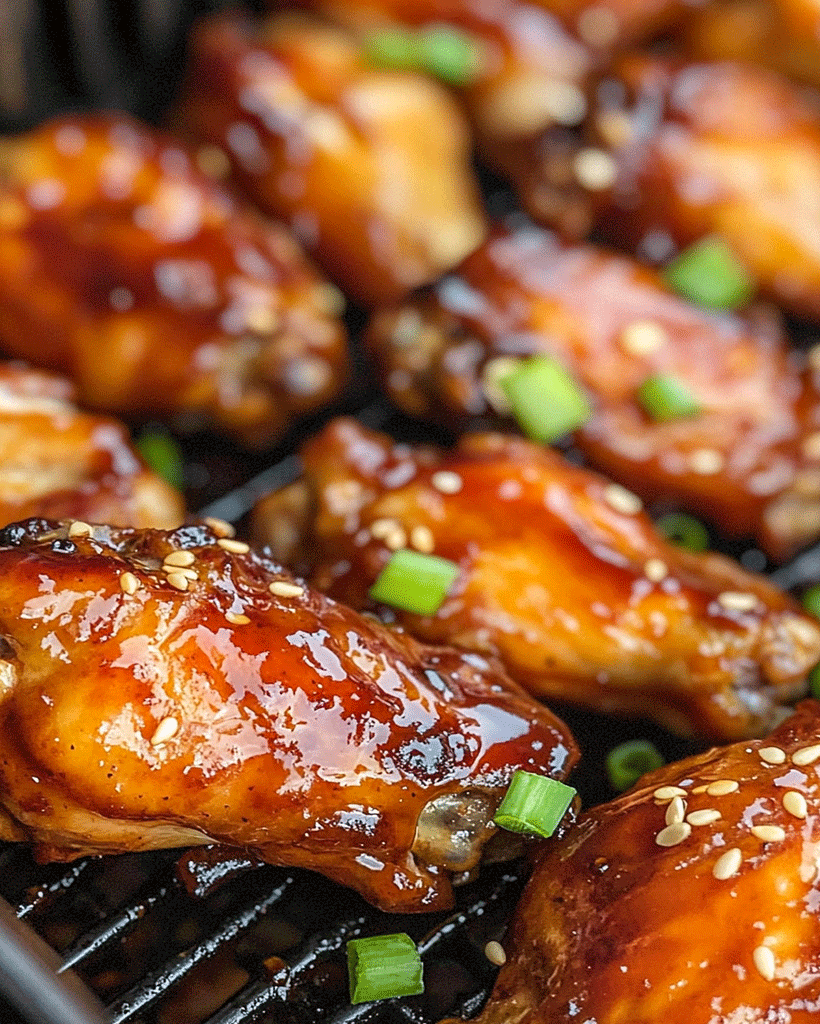 Flavorful Air Fryer Asian Sticky Wings Recipe