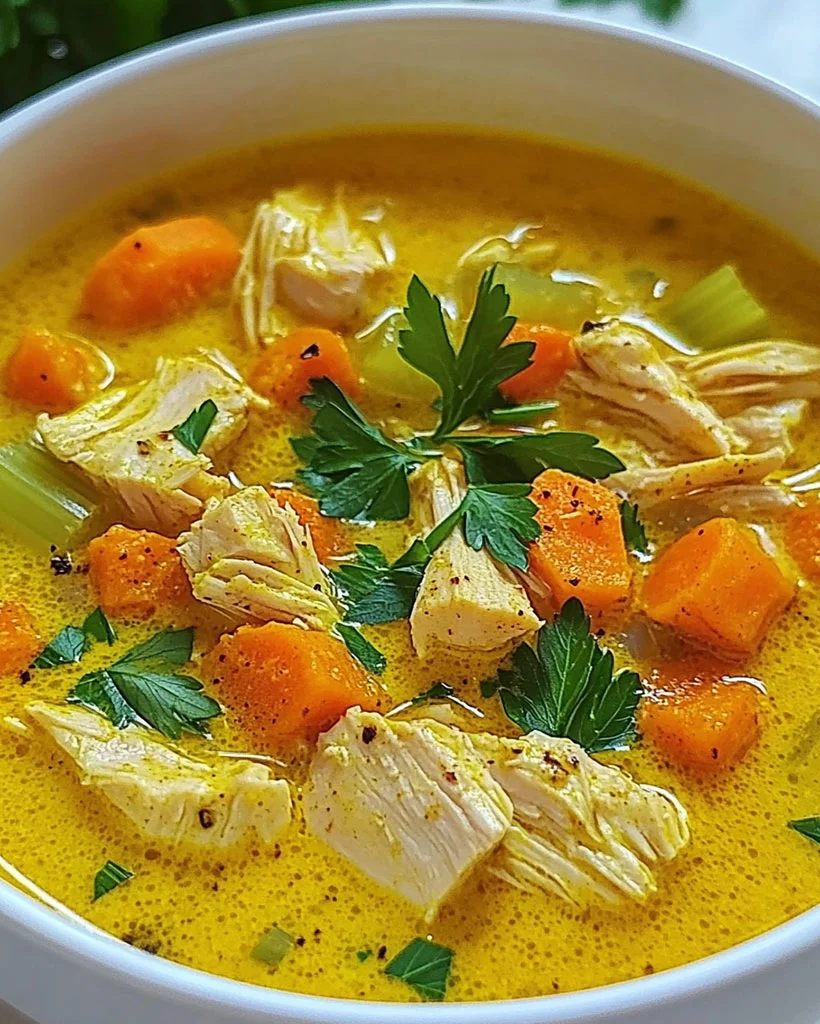 Anti-Inflammatory Turmeric Chicken Soup Recipe