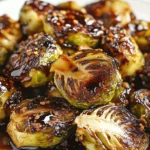 Honey Balsamic Brussels Sprouts - Easy Roasted Recipe