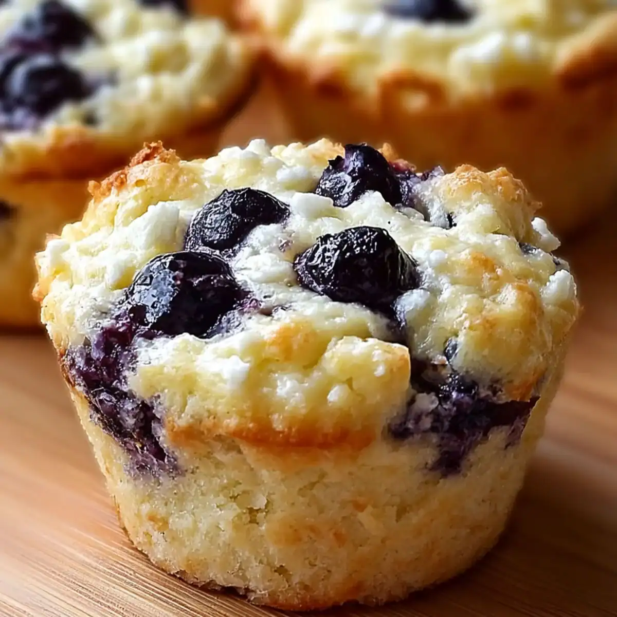 Blueberry Cottage Cheese Muffins – Easy Snack Idea 63 High-protein blueberry muffin made with cottage cheese