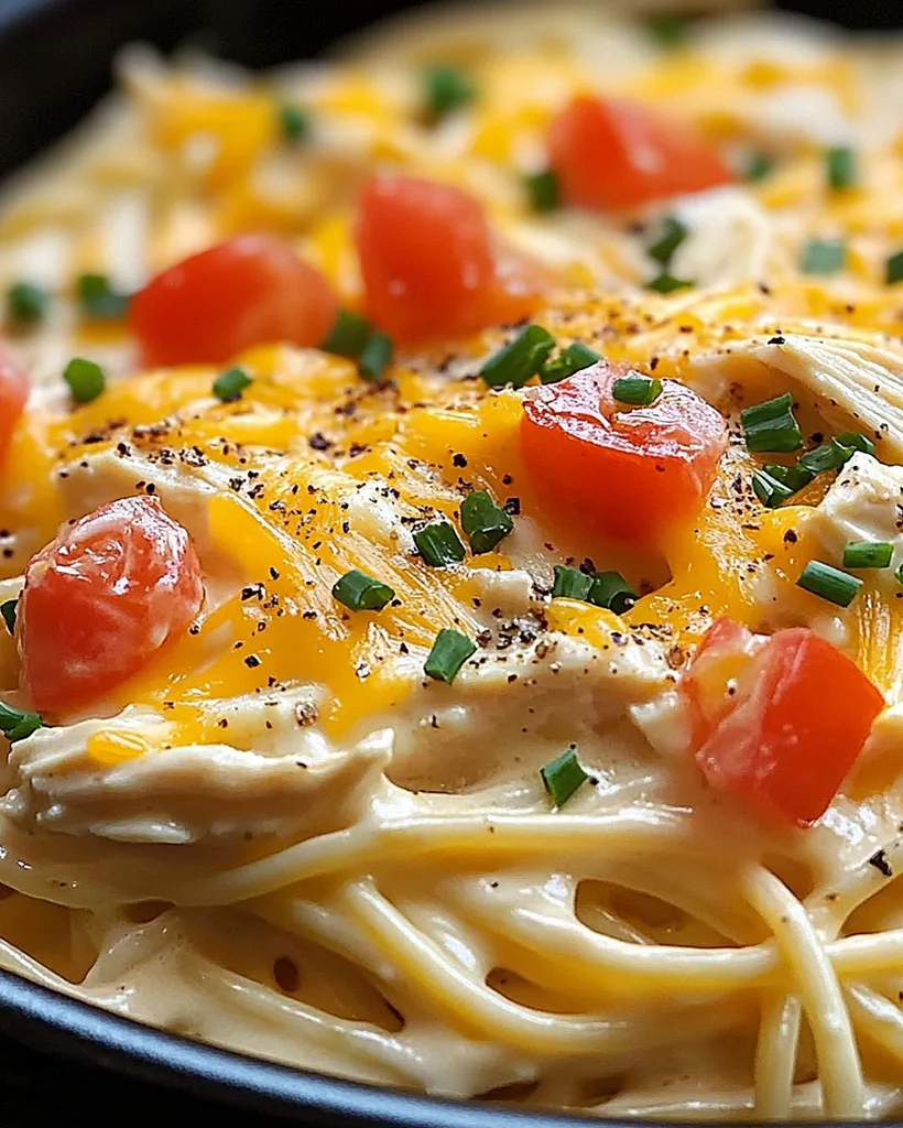 Creamy Chicken Spaghetti - Easy Comfort Dinner Recipe