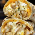 Cheesy Garlic Chicken Wraps – Easy Dinner Recipe Ideas