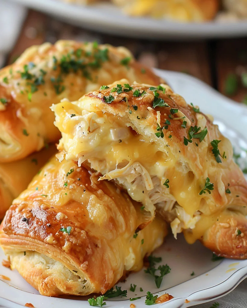 Chicken Stuffed Crescent Rolls – Easy & Delicious Dinner