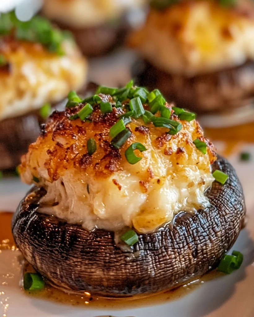 Creamy Crab Stuffed Mushrooms – Easy Appetizer Idea