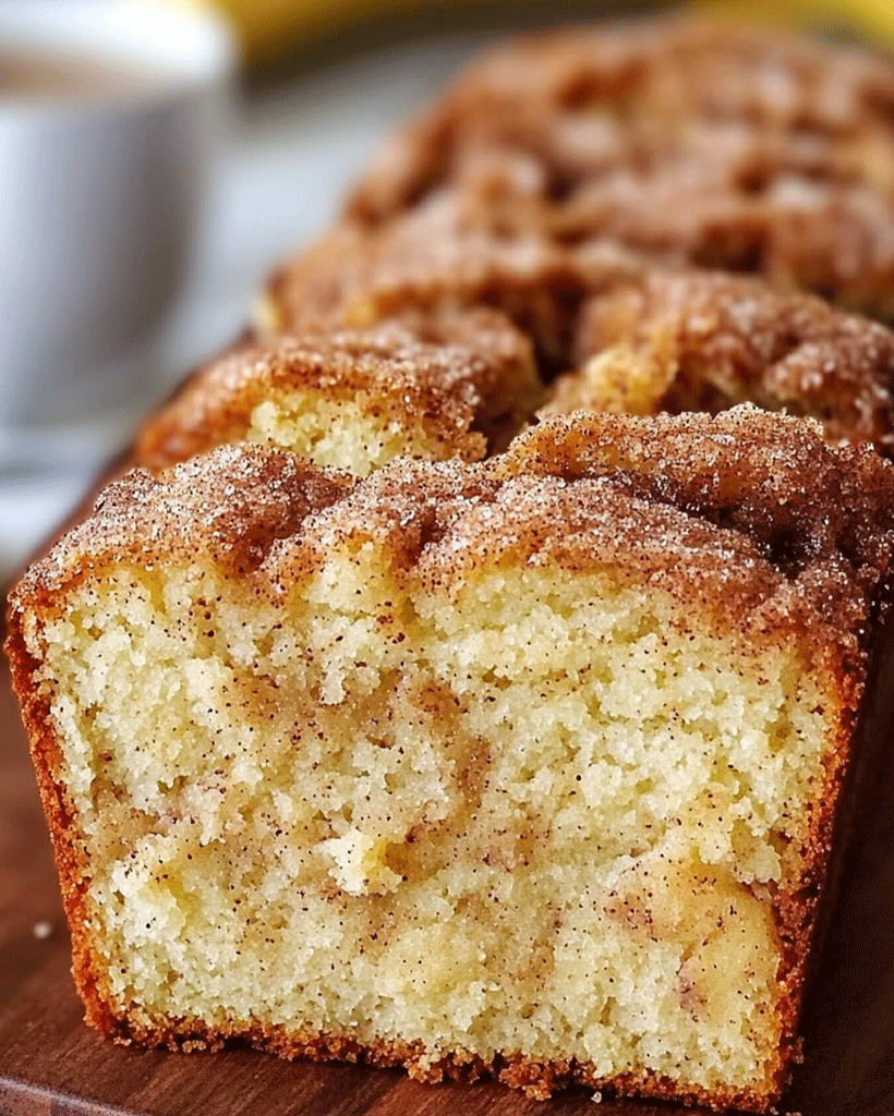 Sweet Cinnamon Banana Bread - Easy Breakfast Recipe