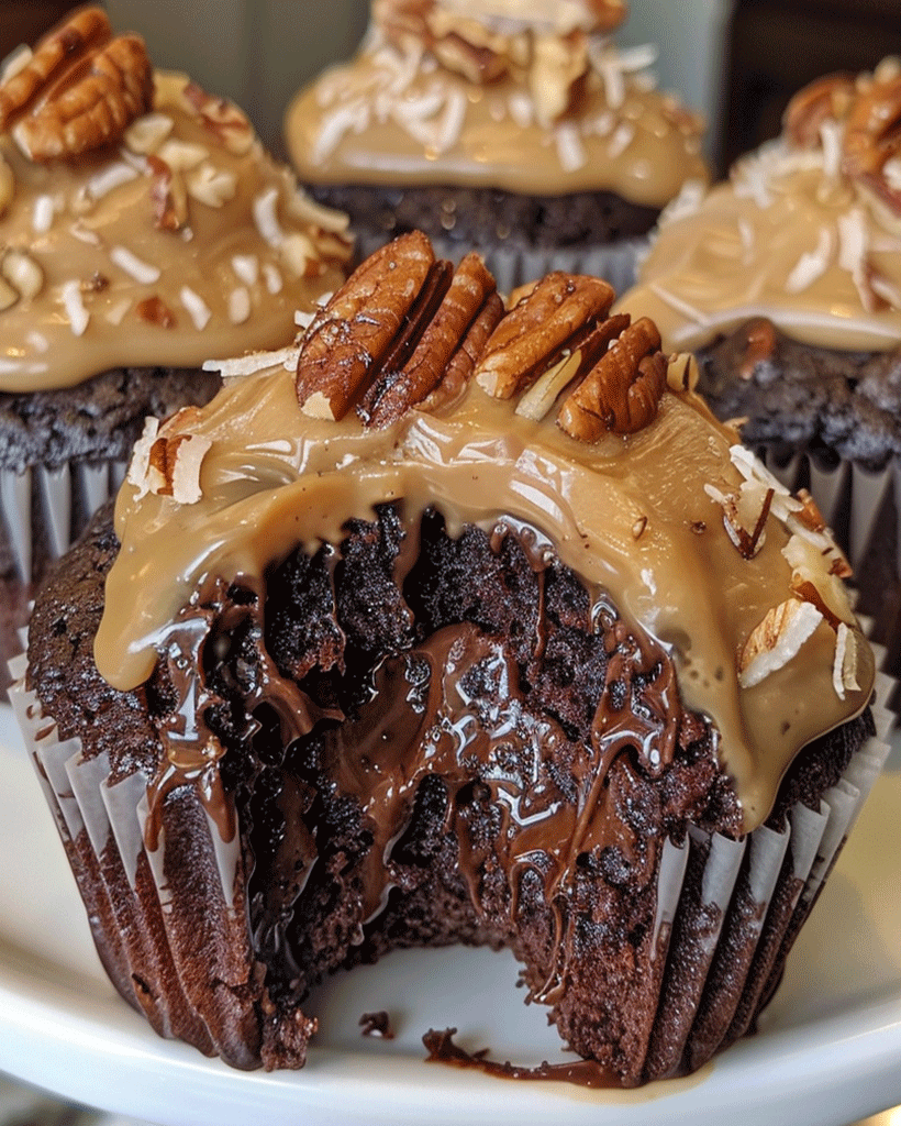 Irresistible German Chocolate Cupcakes – Delicious Dessert Ideas