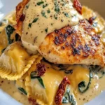 Marry Me Chicken and Ravioli - Romantic Dinner Idea