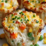 Mini Chicken Pot Pie Muffins Recipe - Savory Dinner Ideas