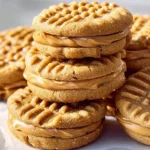 Easy Air Fryer Peanut Butter Cookies Recipe 78 Air fryer peanut butter cookies with creamy filling