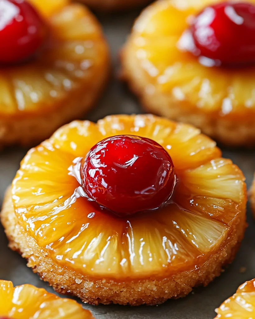 Mini Pineapple Upside-Down Cookies Recipe