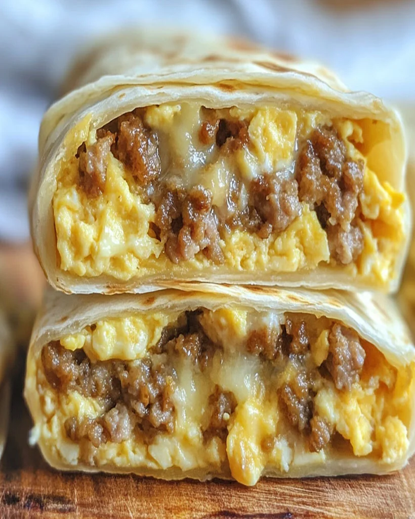 Cheesy Sausage and Egg Wraps – Easy Breakfast Idea