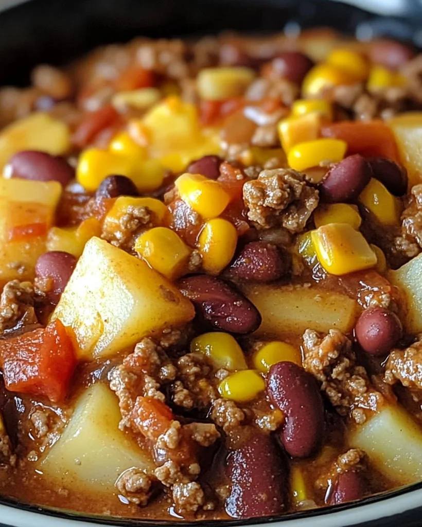 Slow Cooker Cowboy Casserole Recipe – Easy Dinner Idea