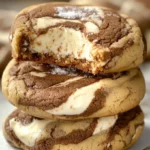 Swirled Chocolate and Vanilla Cheesecake Cookies – Easy Dessert Recipe