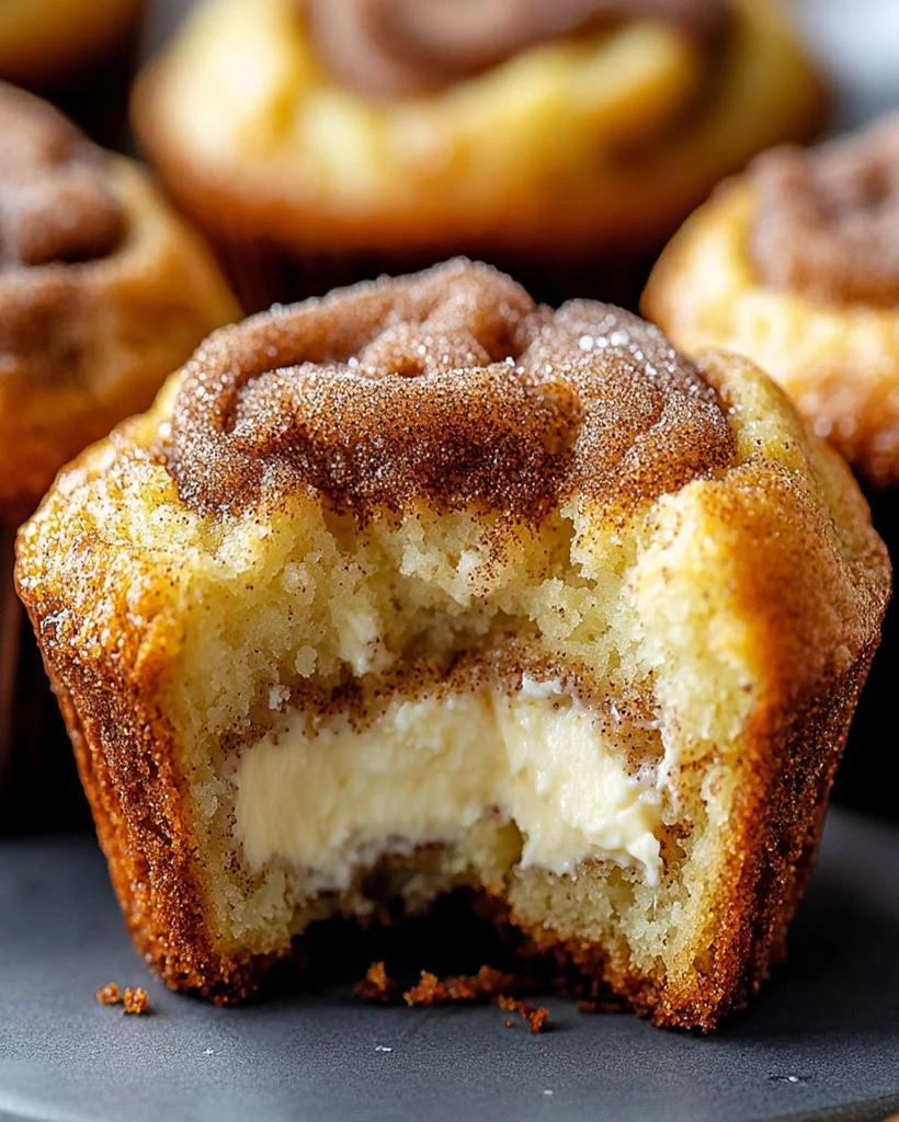 Homemade Cinnamon Cream Cheese Muffins Recipe