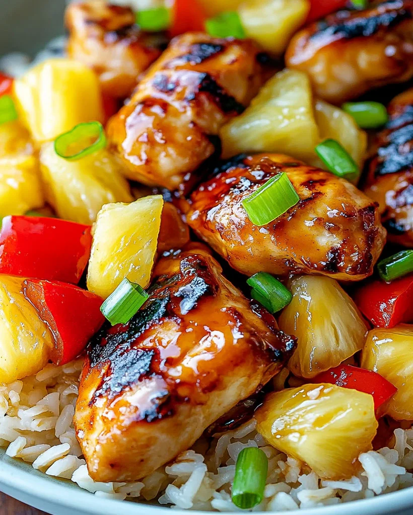 Hawaiian Pineapple Chicken Recipe - Easy Dinner Ideas