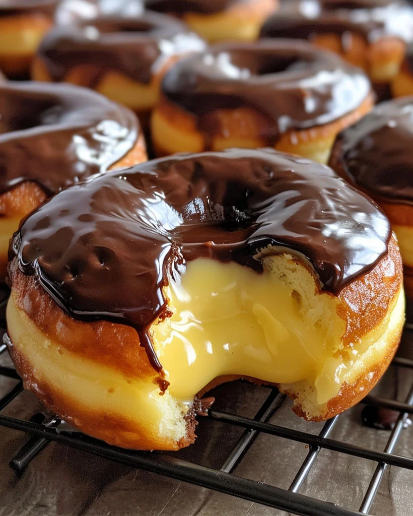 Boston Cream Donuts Recipe – Easy Homemade Dessert