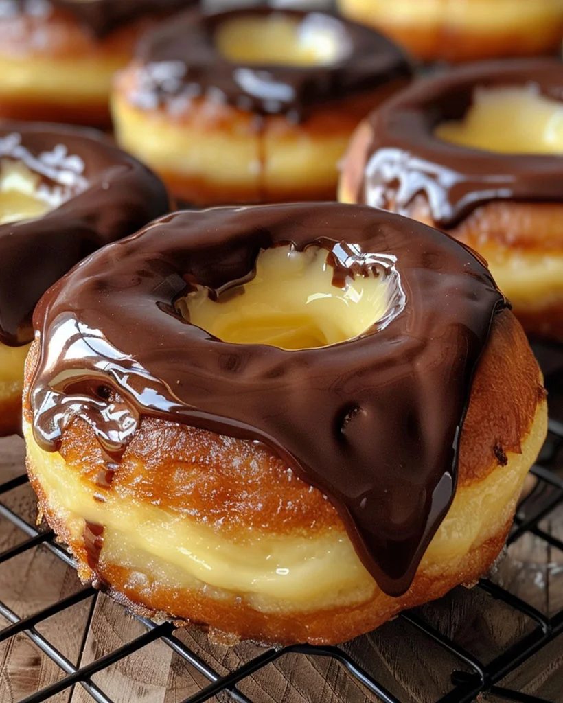 Boston Cream Donuts Recipe – Easy Homemade Dessert