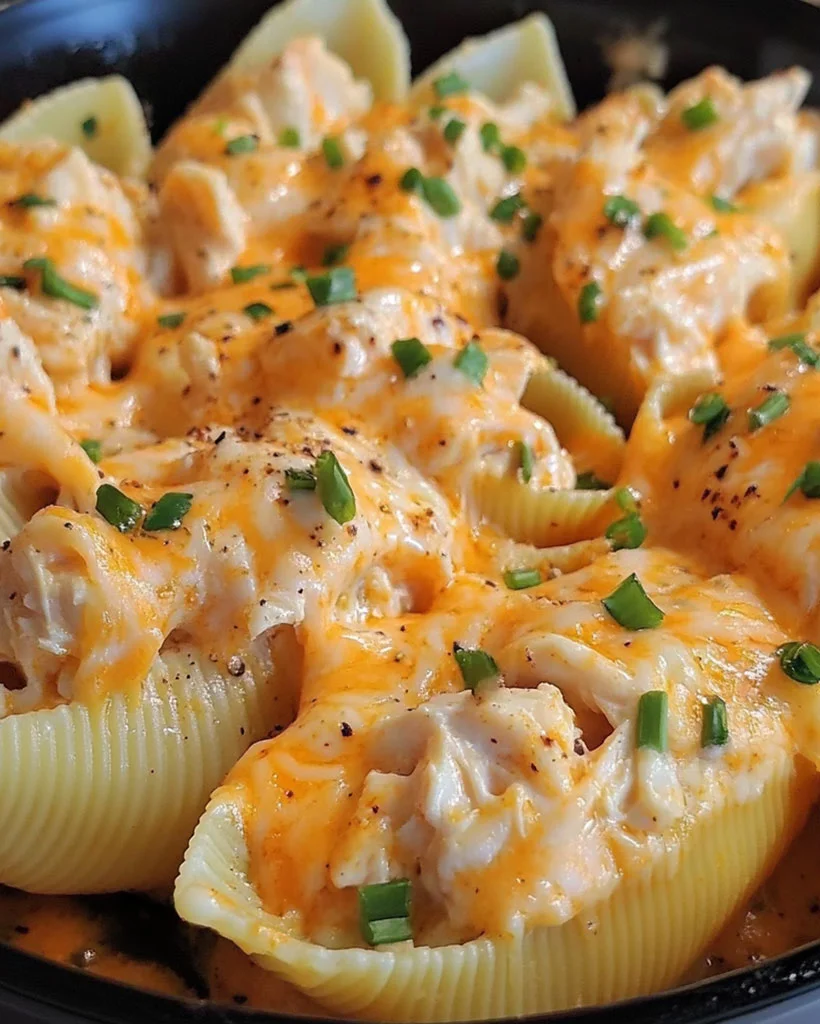 Buffalo Chicken Pasta Shells – Best Spicy Dinner Recipe