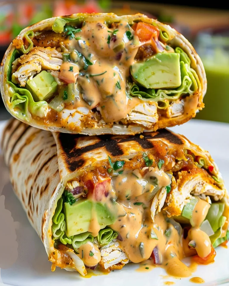 Cheesy Chicken Avocado Wrap – Best Tasty Meal Recipe