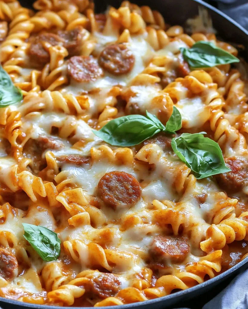 One Pot Cheesy Sausage Pasta – Easy Family Dinner Recipe