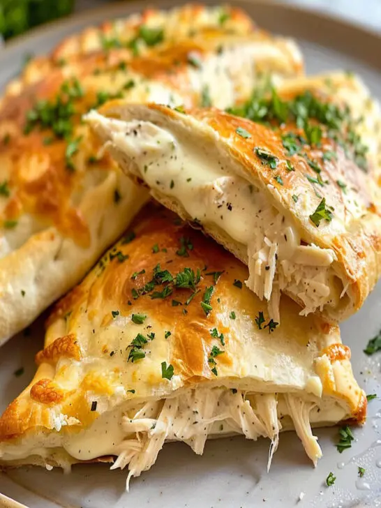 Chicken Alfredo Air Fryer Calzones – Best Dinner Recipe