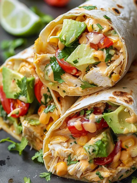 Chicken Avocado Ranch Burritos – Quick and Tasty Recipe