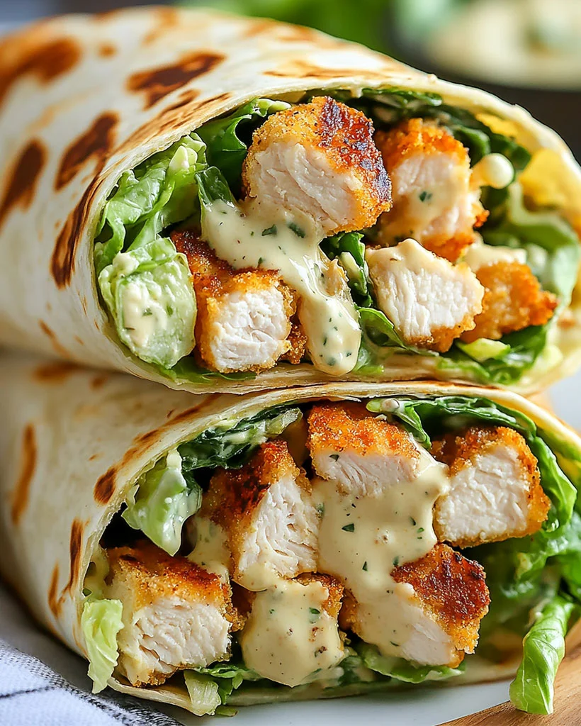 Crunchy Chicken Caesar Wrap – Best Easy Meal Recipe