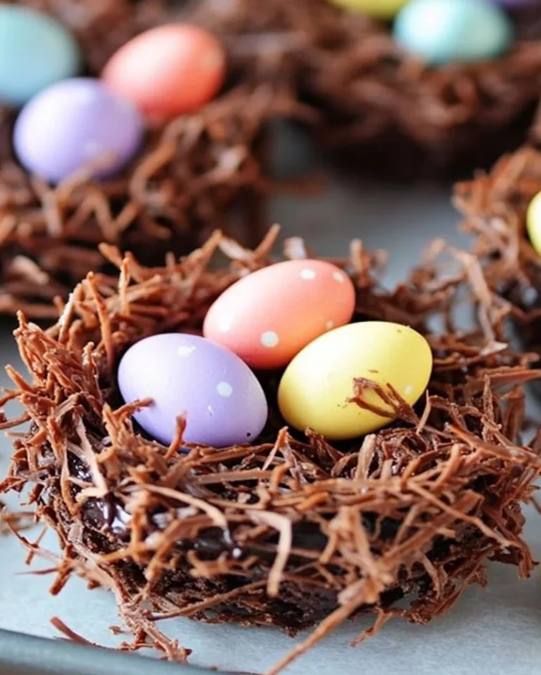 Chocolate Easter Nests – Easy No-Bake Dessert Idea