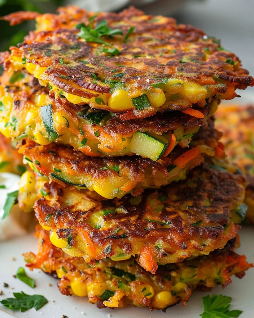 Crispy Zucchini and Corn Fritters – Best Easy Recipe