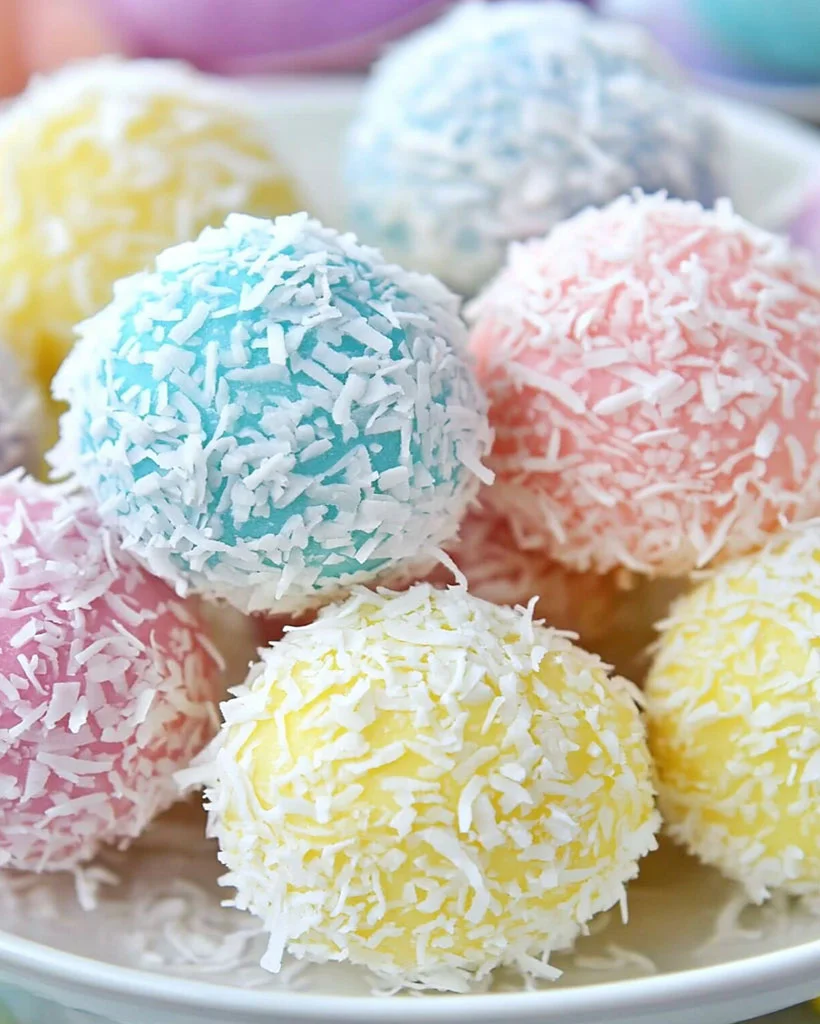 Easter Bunny Coconut Truffles Recipe | No-Bake Easter Treats