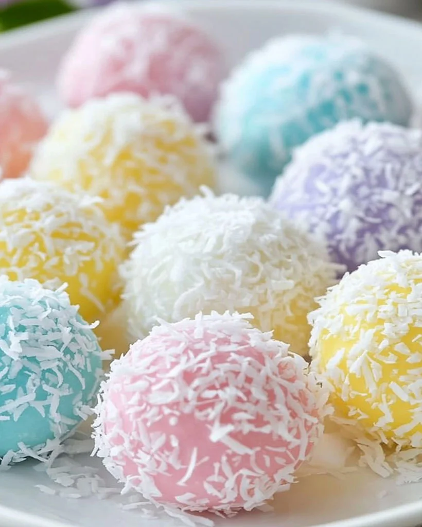 Easter Bunny Coconut Truffles Recipe | No-Bake Easter Treats