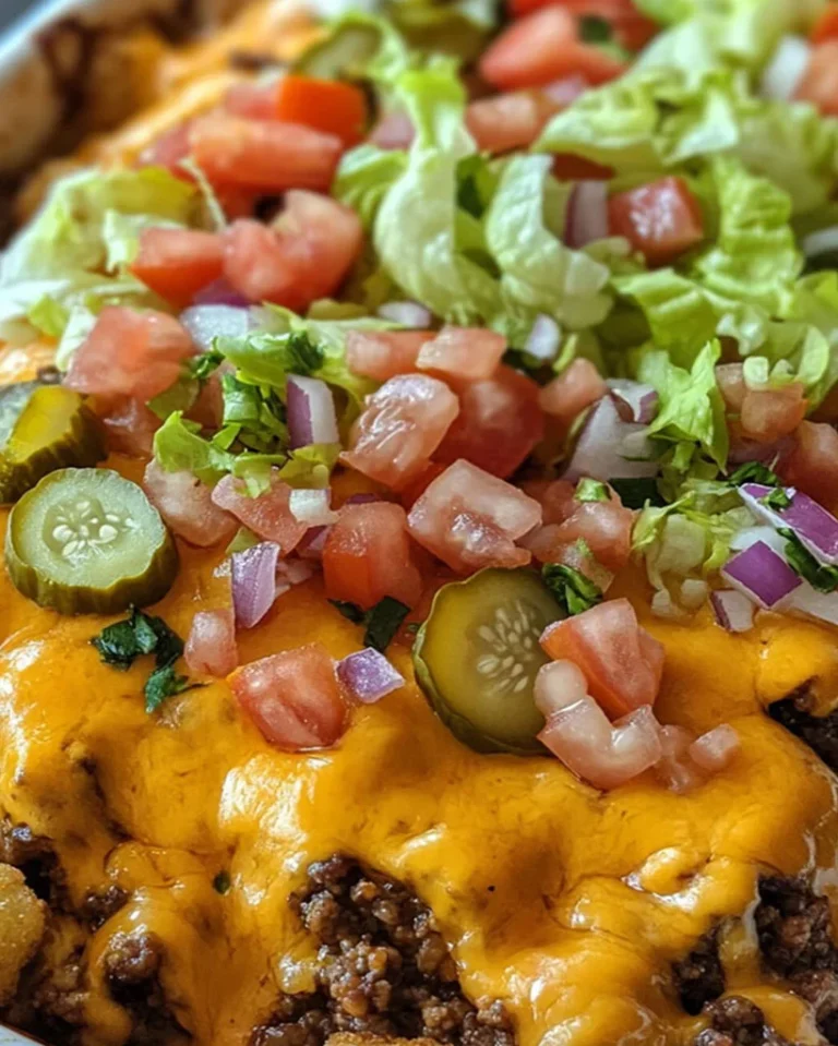 Easy Big Mac Casserole – Cheesy Dinner Recipe Idea