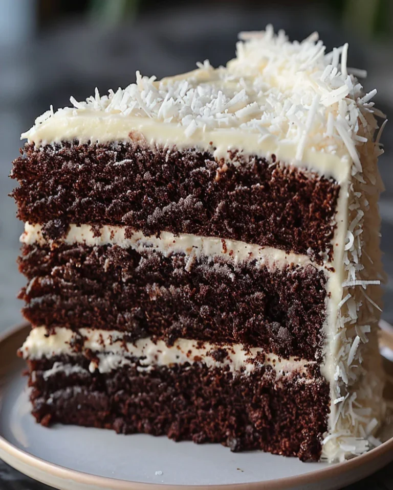 Heavenly Chocolate Coconut Cake – Easy Dessert Recipe
