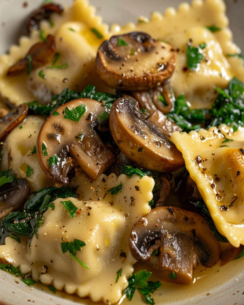 Mushroom Ravioli Recipe – Easy Creamy Pasta Dinner