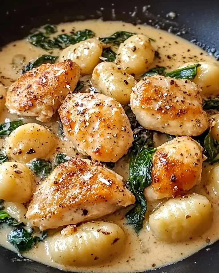 Garlic Chicken Gnocchi Skillet Recipe – Easy Dinner Idea